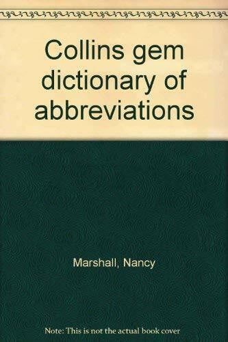 Dictionary of Abbreviations (Gem Dictionaries)