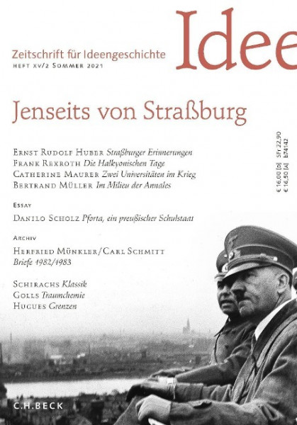 Zeitschrift für Ideengeschichte Heft XV/2 Sommer 2021