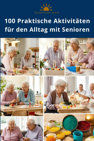 Zusammen Stark: 100 Praktische Aktivitäten für den Alltag mit Senioren, mit und ohne Demenz | Beschäftigungsideen und Aktivierung für Senioren