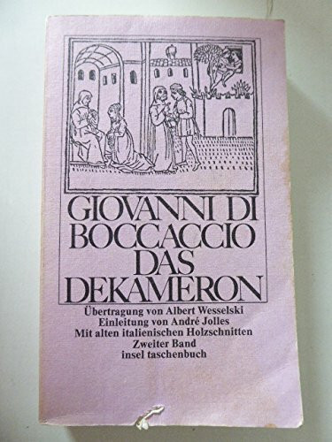 Boccaccio, Giovanni : Boccaccio, Giovanni: Das Dekameron. - Frankfurt (am Main) : Insel-Verlag