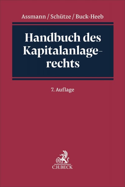 Handbuch des Kapitalanlagerechts