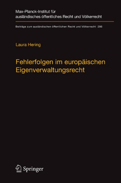 Fehlerfolgen im europäischen Eigenverwaltungsrecht