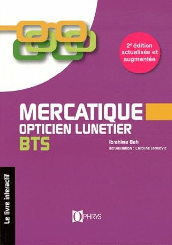 Mercatique BTS opticien lunetier