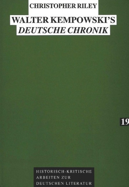 Walter Kempowski's Deutsche Chronik