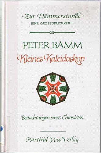 Kleines Kaleidoskop. Betrachtungen eines Chronisten