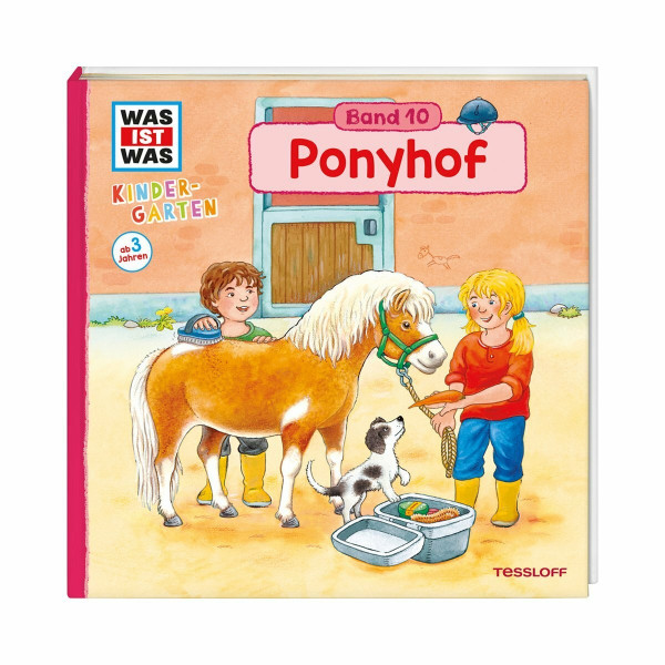 WAS IST WAS Kindergarten, Band 10. Ponyhof: Ponys, Pflege, Reiten - erstes Wissen ab 3 Jahre