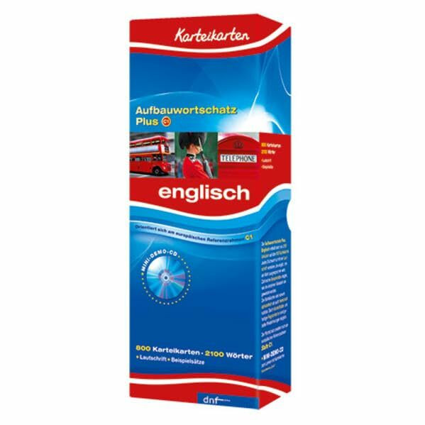 Karteikarten Aufbauwortschatz Plus - Englisch Niveau C1: 800 Karteikarten