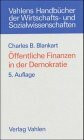 Öffentliche Finanzen in der Demokratie. Eine Einführung in die Finanzwissenschaft