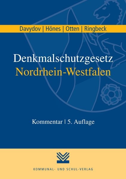 Denkmalschutzgesetz Nordrhein-Westfalen: Kommentar