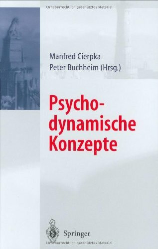 Psychodynamische Konzepte: Mit Beitr. in engl. Sprache.