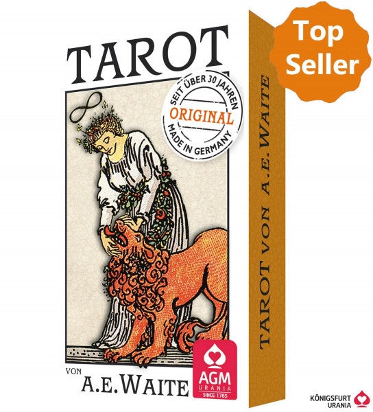 Premium Tarot von A.E. Waite - Deluxe (78 Tarotkarten im Deluxeformat, 9,9 x 16,9 cm): 78 Tarotkarten - Deluxe Size