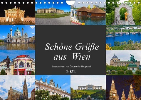 Schöne Grüße aus Wien (Wandkalender 2022 DIN A4 quer)