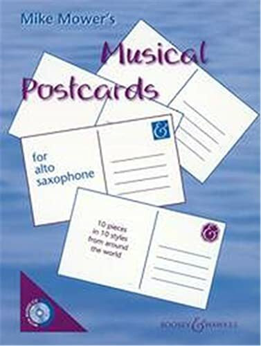 Musical Postcards: 10 pieces in 10 styles from around the world. alto saxophone (and piano ad libitum).