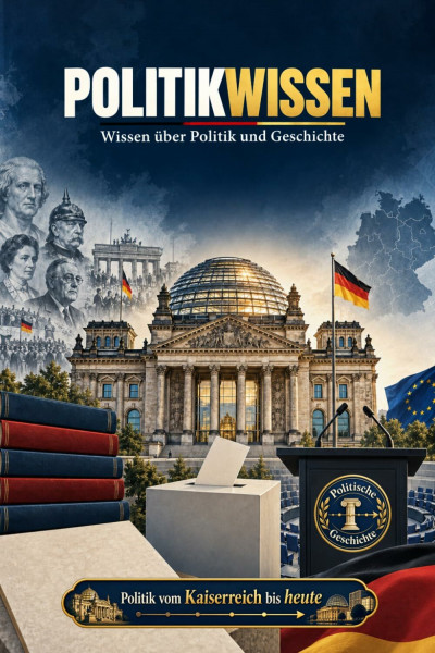 Politikwissen - Wissen über Politik und Geschichte: Deutsche Politikgeschichte, Demokratie, Bundestag, Grundgesetz & politische Fakten | Geschenk für ... Geschichtsfreunde & Politikwissen-Fans