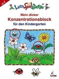 Mein dicker Konzentrationsblock für den Kindergarten