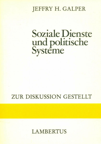 Soziale Dienste und politische Systeme