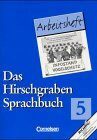 Das Hirschgraben Sprachbuch, Grundausgabe nach neuer Rechtschreibung, 5. Schuljahr