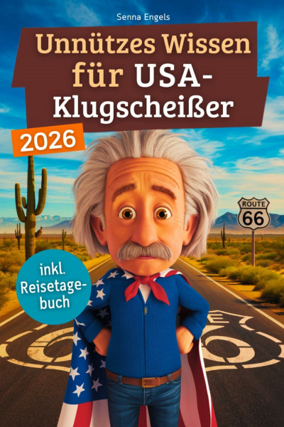 Unnützes Wissen für USA-Klugscheißer: 222 lustige & skurrile Fakten, die du nie wissen wolltest, aber lieben wirst - das ideale Geschenk für echte ... (inkl. Reisetagebuch) (Wissen über die USA)
