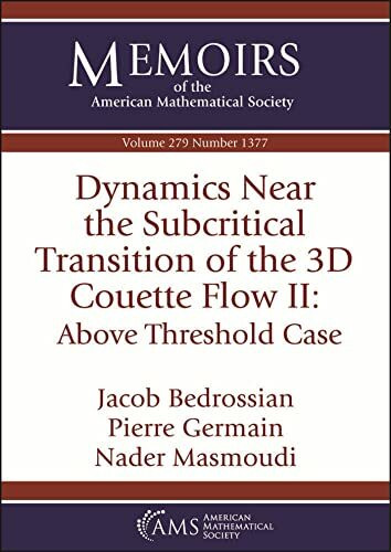 Dynamics Near the Subcritical Transition of the 3d Couette Flow: Above Threshold Case (Memoirs of the American Mathematical Society, 279)