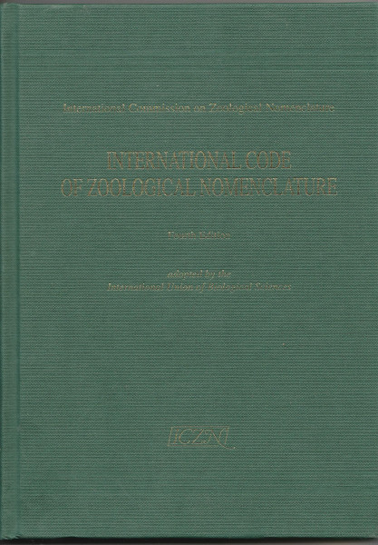 International Code of Zoological Nomenclature