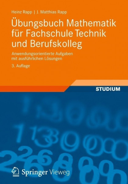 Übungsbuch Mathematik für Fachschule Technik und Berufskolleg