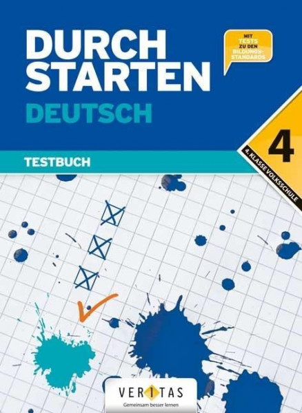 Durchstarten Deutsch 4. Schuljahr. Testbuch mit Lösungsheft