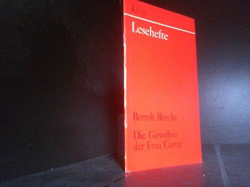 Die Gewehre der Frau Carrar Lesehefte (Klett Lesehefte)