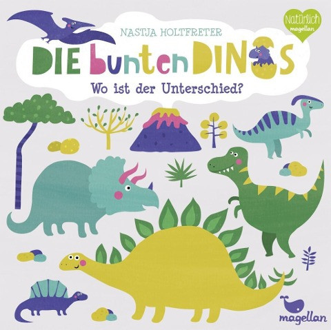 Die bunten Dinos - Wo ist der Unterschied?