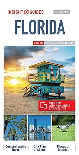 Insight Guides Travel Map Florida (Insight Travel Maps)