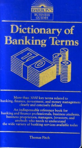 Dictionary of Banking Terms