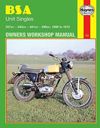 Haynes Manuals, Inc. Bsa Unit Singles Owners Workshop Manual, No. 127, '58-'72 (Haynes Manuals)