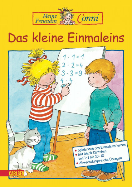 Conni Gelbe Reihe: Das kleine Einmaleins: Spielerisch das Einmaleins lernen; Mit Merkkärtchen von 1x1 bis 10x10; Abwechslungsreiche Übungen