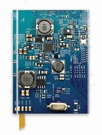 Circuit Board Blue (Foiled Journal)
