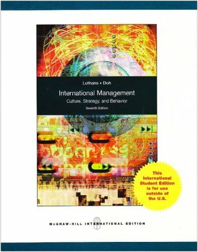 International Management: Culture, Strategy, and Behavior