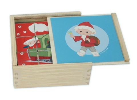 Holz-Bilderwürfel "Unser Sandmännchen und seine Freunde"