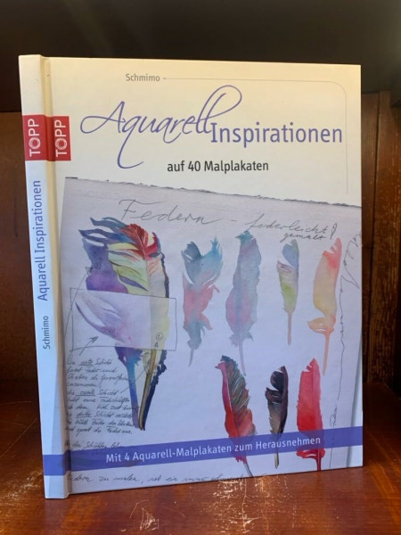 Aquarell Inspirationen auf 40 Malplakaten: Mit 4 Aquarell-Malplakaten zum Herausnehmen