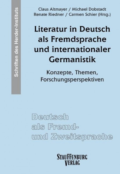 Literatur in Deutsch als Fremdsprache und internationaler Germanistik