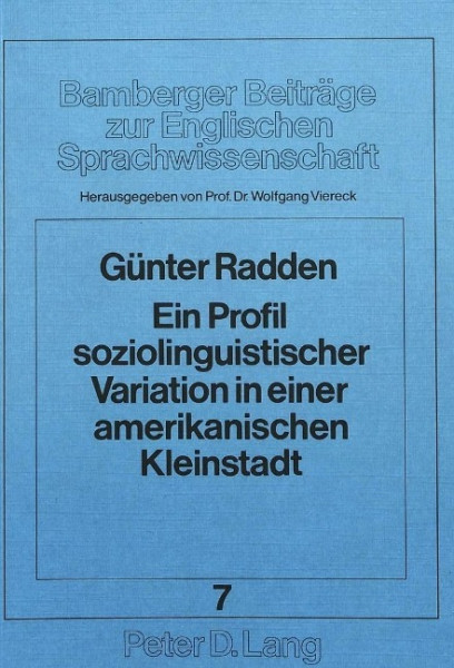 Ein Profil soziolinguistischer Variation in einer amerikanischen Kleinstadt