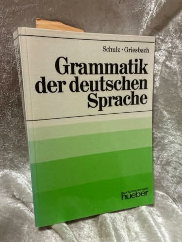 Grammatik Der Deutschen Sprache