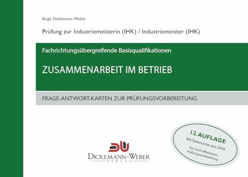 Industriemeister - Frage-Antwort-Karten: Zusammenarbeit im Betrieb ZIB