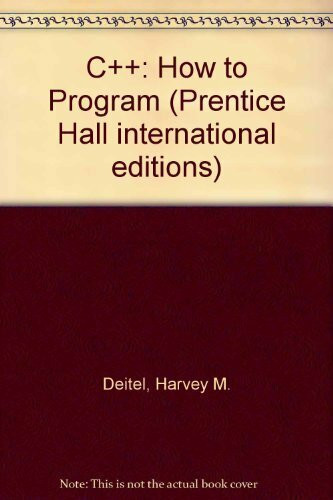 C++: How to Program (Prentice Hall international editions)
