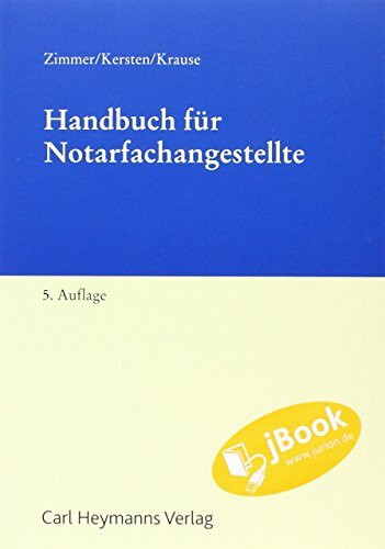 Handbuch für Notarfachangestellte