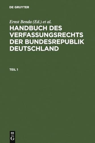 Handbuch des Verfassungsrechts der Bundesrepublik Deutschland: Studienausgabe