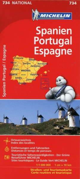 Michelin Spanien / Portugal 1 : 1.000 000