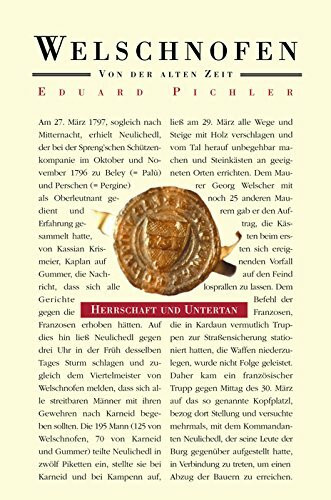 Welschnofen - Von der alten Zeit: Herrschaft und Untertan