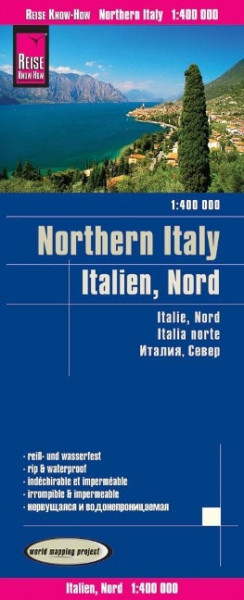 Reise Know-How Landkarte Italien, Nord / Northern Italy 1:400.000