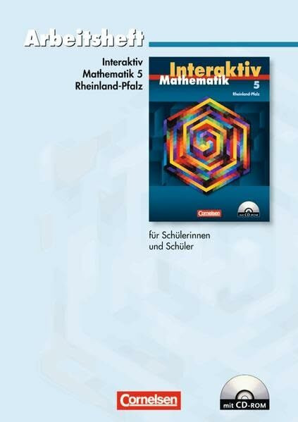 Mathematik interaktiv - Rheinland-Pfalz: 5. Schuljahr - Standardarbeitsheft mit eingelegten Lösungen und CD-ROM
