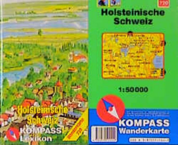 Holsteinische Schweiz: Mit Kurzführer und Radwegen. 1:50000 (KOMPASS Wanderkarte)