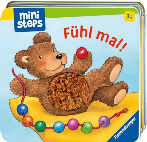 ministeps: Fühl mal! Babybuch ab 3 Monate, Leporello zum Aufstellen, Fühlbuch: Ab 3 Monaten (ministeps Bücher)