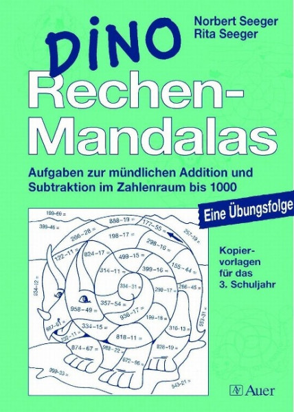 DINO Rechen-Mandalas. 3. Schuljahr